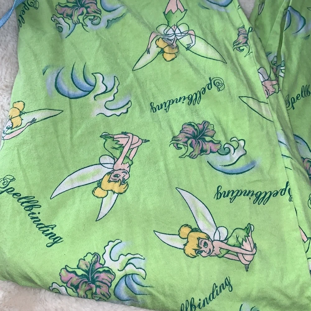 Medium Disney Tinkerbell Spellbinding 100% cotton pajama pants - Picture 2 of 3
